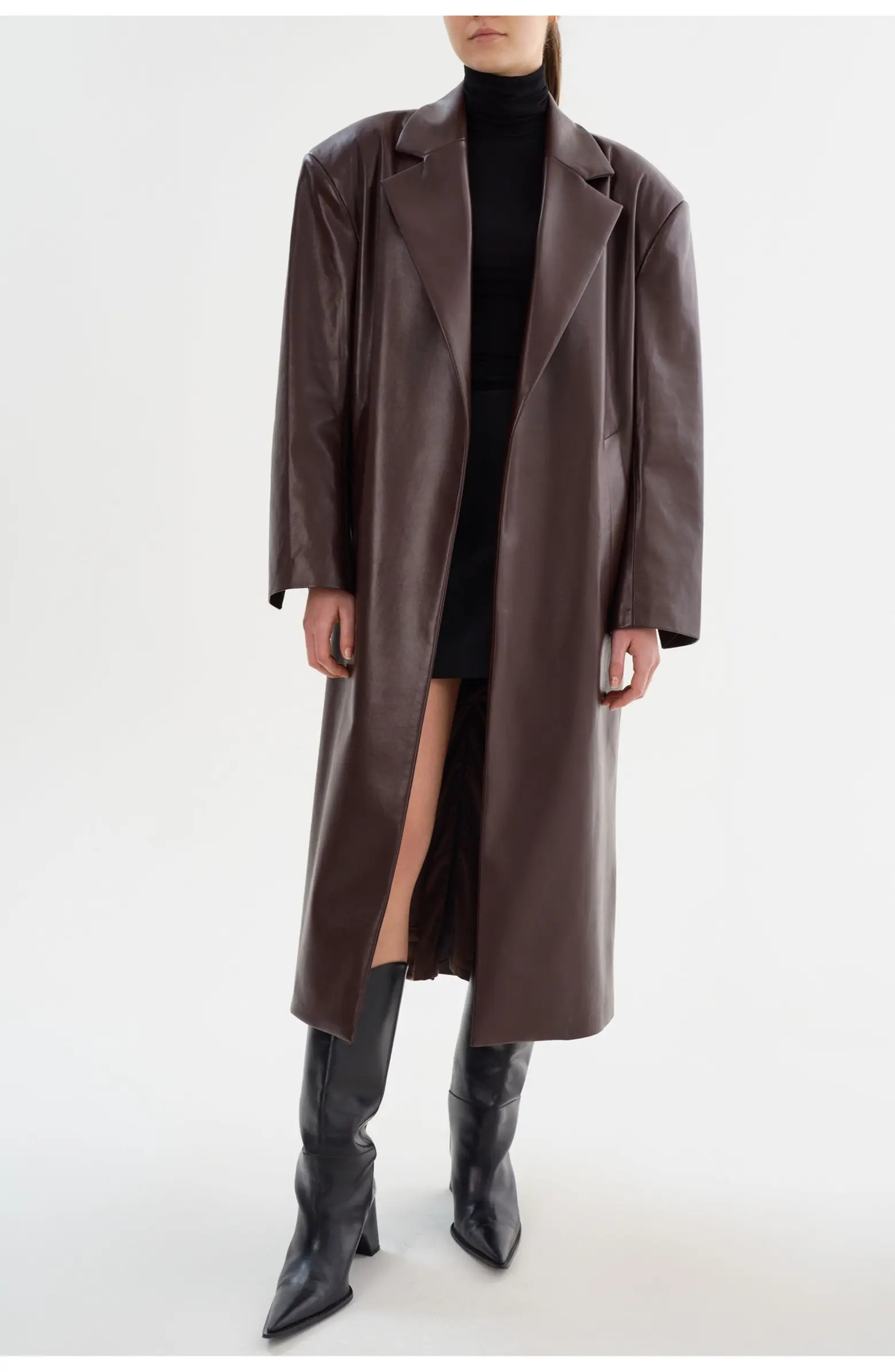 Janelle | Recycled Leather Coat | Nordstrom