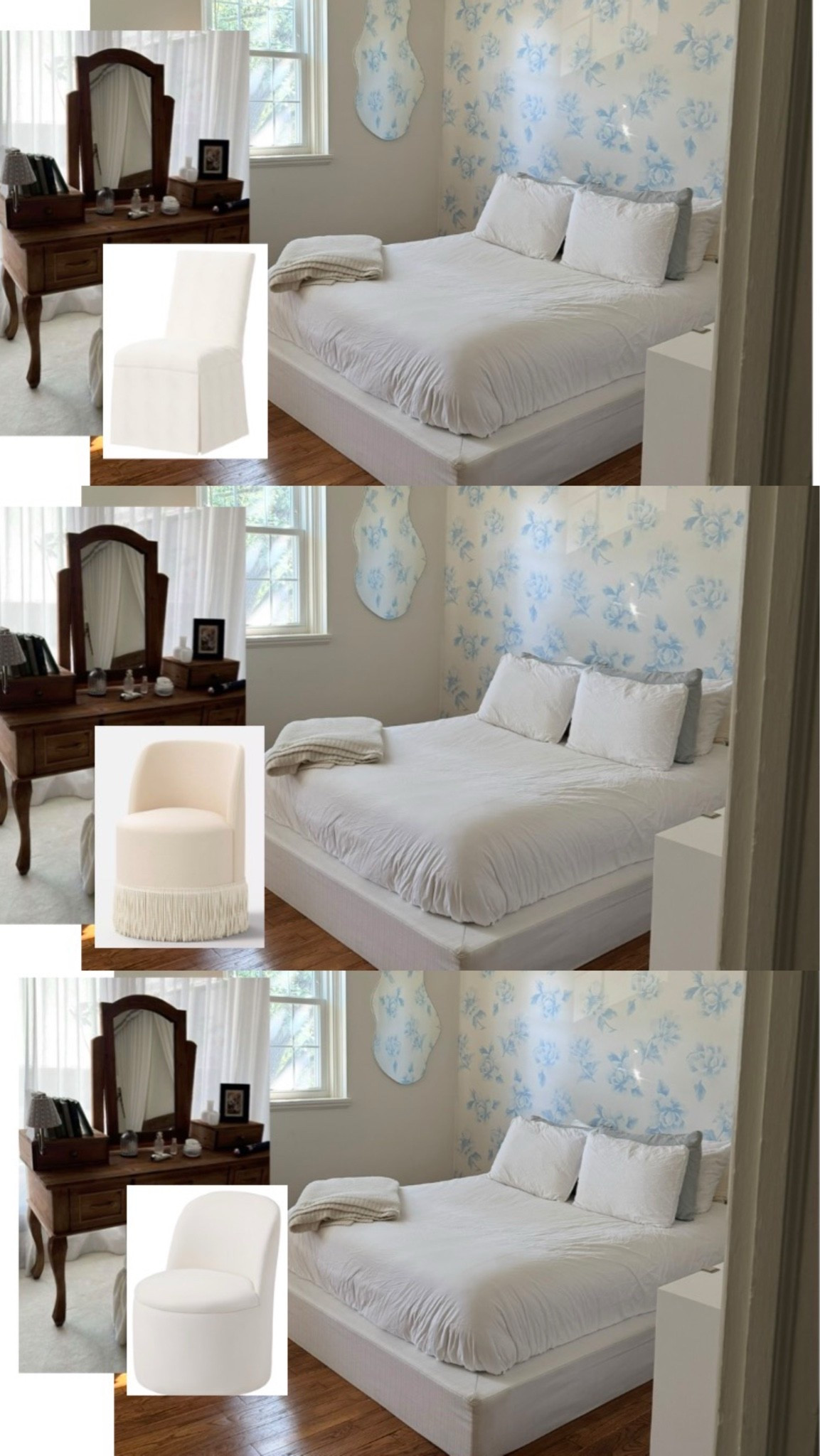 Vanity chairs! These are all amazing options, from linen chairs to fringe chairs. On sale for MDW!

#LTKHome #LTKSaleAlert #LTKgrwm