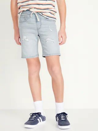 360° Stretch Pull-On Jean Shorts for Boys (At Knee) | Old Navy (CA)
