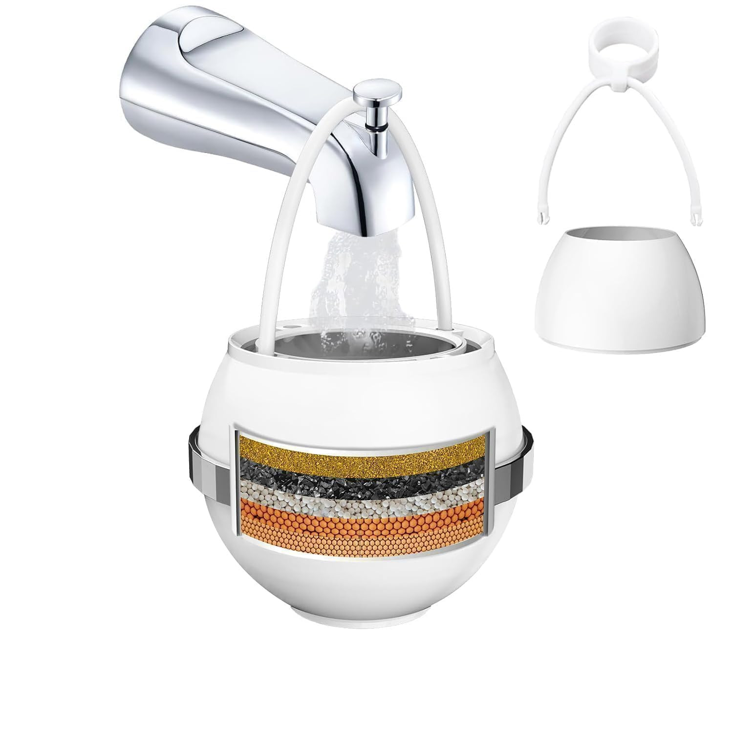 Bath Filter for Tub - Kinder Water Filter for Bathtub, Hard Water Softener to Remove Lead,Chlorin... | Amazon (US)