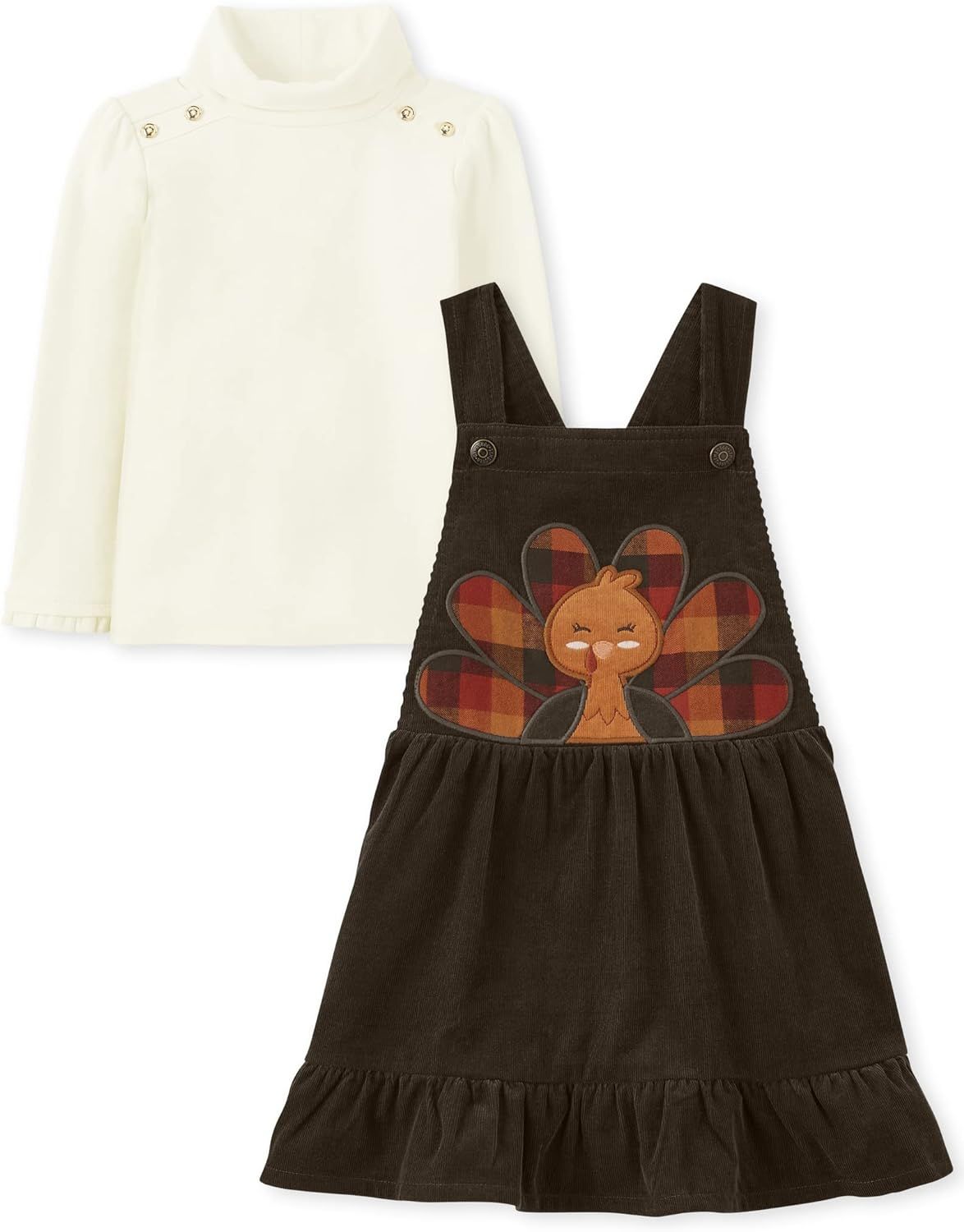 Amazon.com: Gymboree Girls Overall Skirt and Shirt, Matching Toddler Outfit : Clothing, Shoes & J... | Amazon (US)