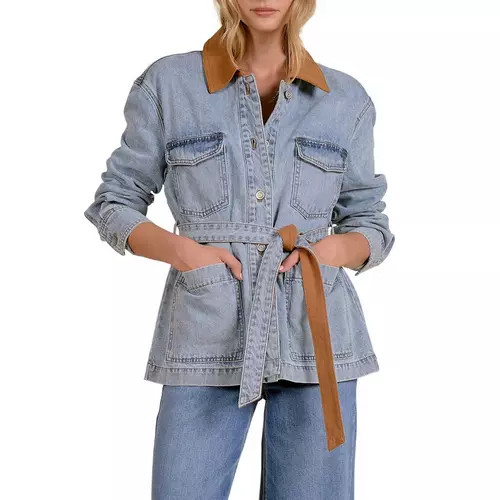 Women's Aura Mia Color Block Denim Jacket | Scheels Sports