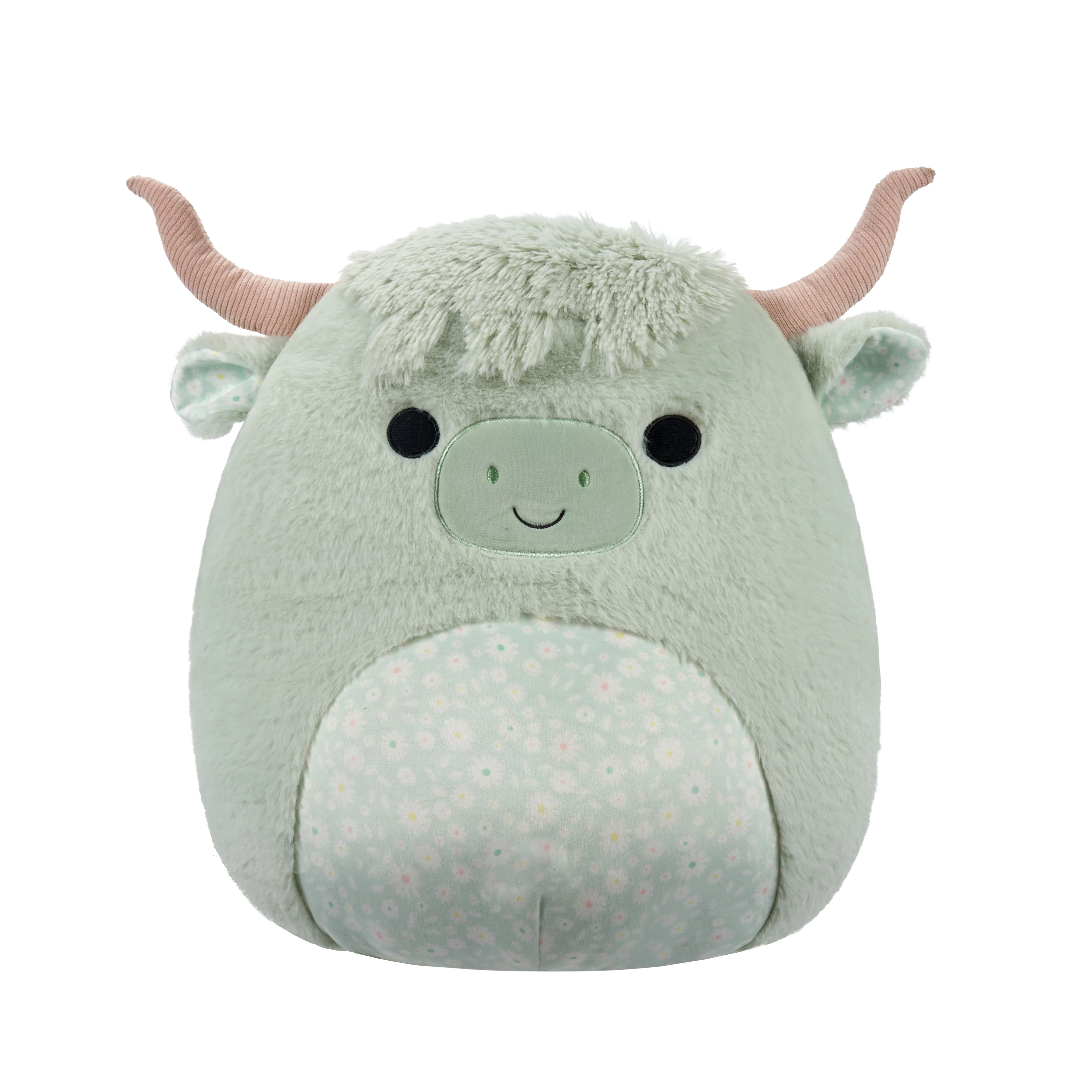 Squishmallows FuzzAMallow 12” Iver the Mint Highland Cow - Ultra Soft Easter Plush Toy | Walmart (US)