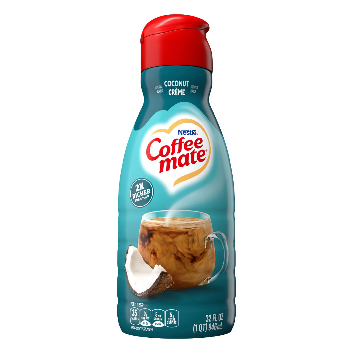 Coffee mate Coconut Crème Coffee Creamer - 32 fl oz (1qt) | Target