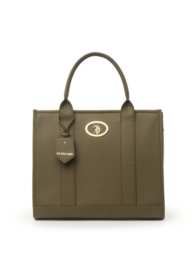 U.S. Polo Assn. Heritage Tote Bag, Olive | Walmart (US)
