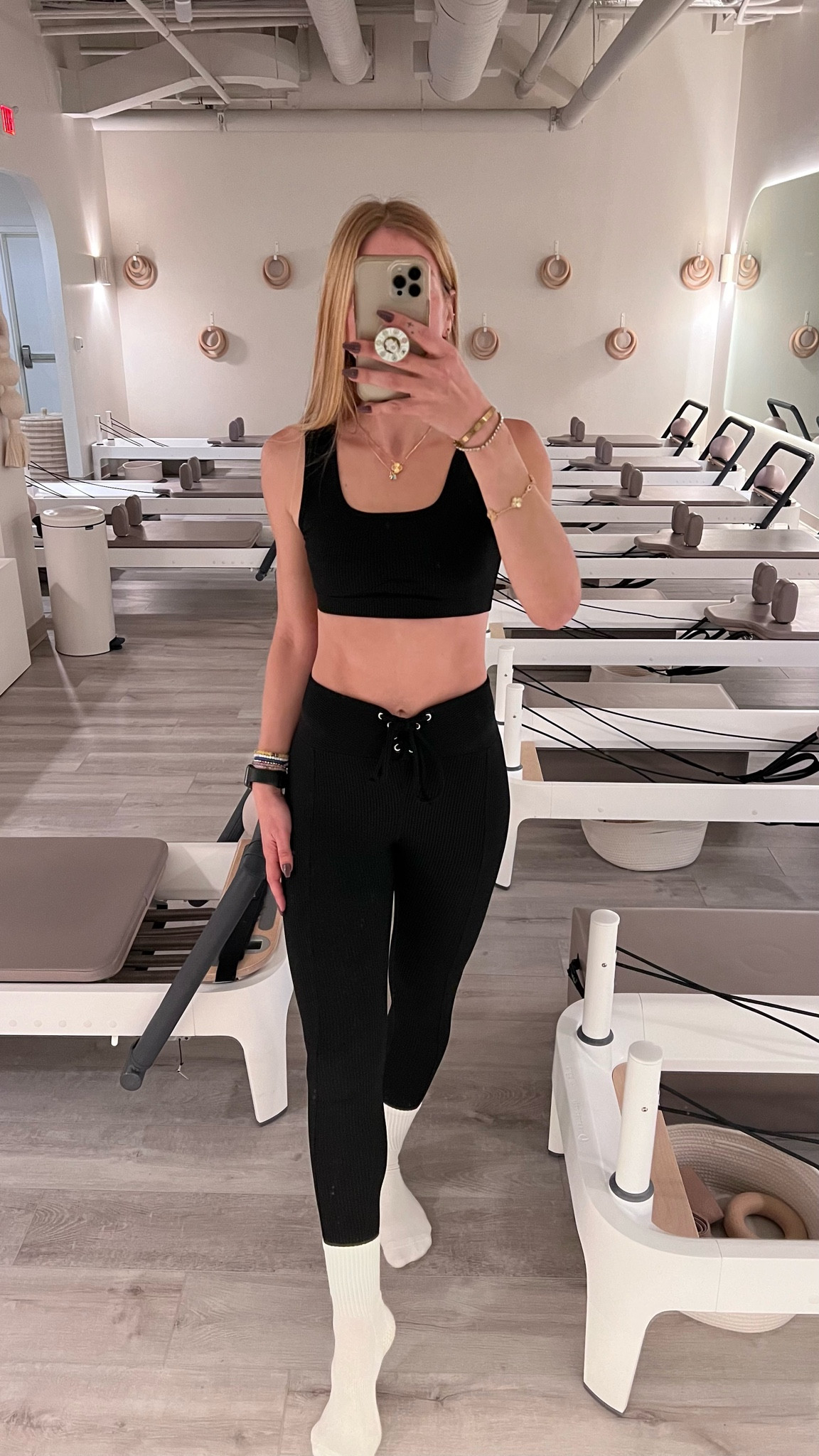 We love a cute set, obsessed with this Year of Ours ribbed set. This material is a fun ribbed but not too ribbed where it feels like it’s suffocating. Plus these pants just accentuate your waist so nicely 😌

#LTKfitness #LTKstyletip