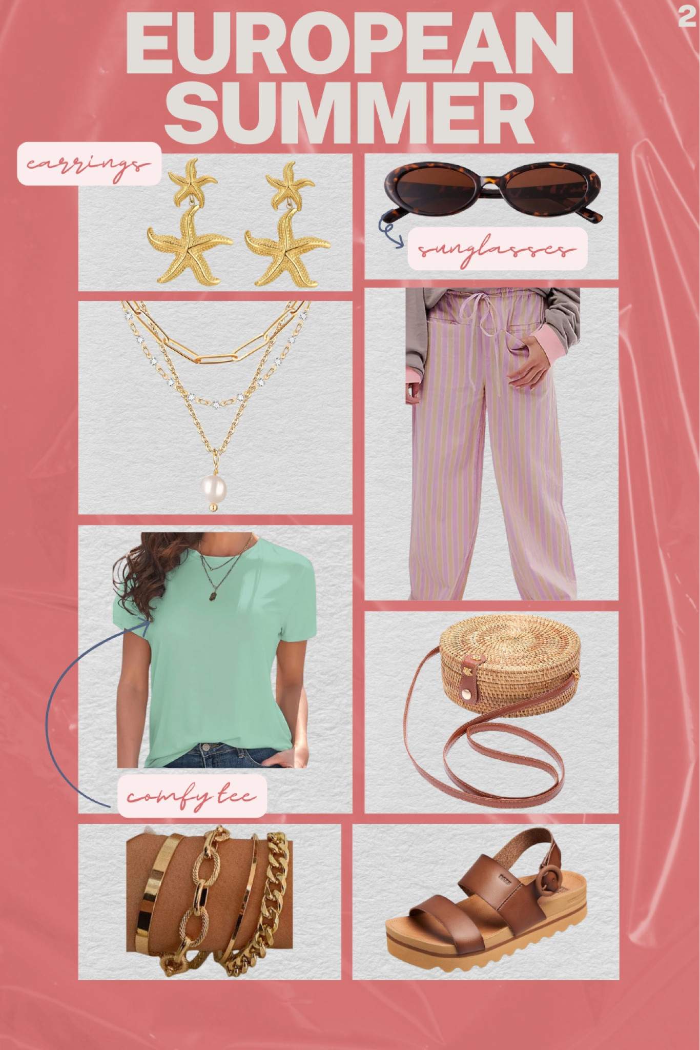 European summer outfit, travel inspo to Europe (Barcelona, Spain, Italy, Portugal)

#LTKfindsunder50 #LTKfindsunder100 #LTKtravel