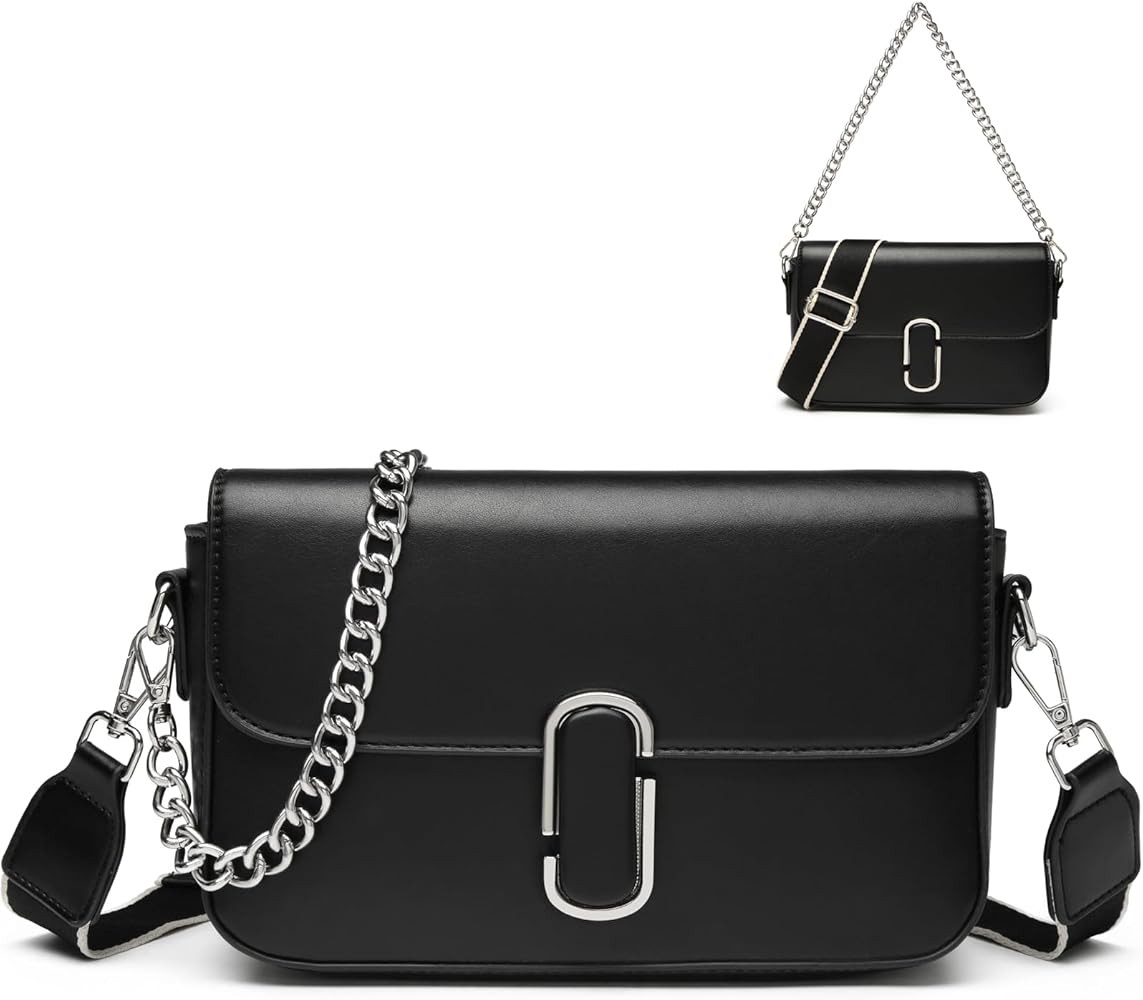 Travistar Crossbody Bags for Women Trendy - Leather Cross body Purse Designer Shoulder Handbags C... | Amazon (US)