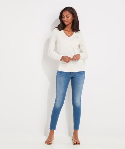 Cotton Heritage V-Neck Sweater | vineyard vines