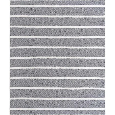 Casa Striped Cotton Black Area Rug Sabrina Soto™ Collection Rug Size: Rectangle 9'10 x 12' | Wayfair North America