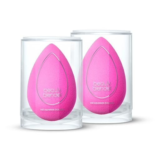 Beautyblender® | Original Pink Beauty Blender 2-Piece Bundle for Blending Foundations, Powders, and Creams, Super-Soft Foam for Streak-Free Application, Made in the USA, Reusable, Washable | Amazon (US)