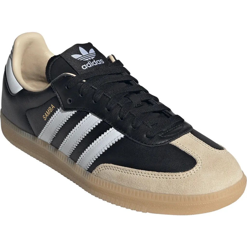 adidas Gender Inclusive Samba OG Sneaker in Black/white/gum at Nordstrom Rack, Size 11 Women's / 10 Men's | Nordstrom Rack