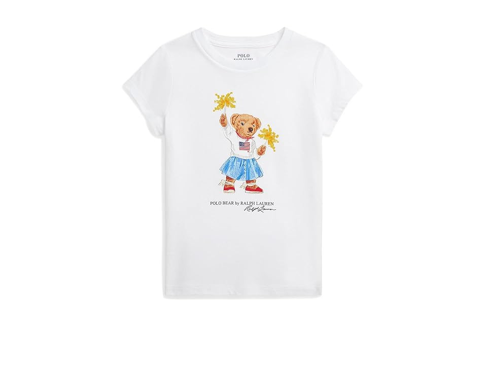 Polo Ralph Lauren Kids Polo Bear Cotton Jersey T-Shirts (Toddler/Little Kid) Girl's T Shirt White : 3T Toddler | Zappos