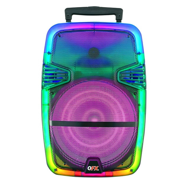 QFX TMS-1560 Translucent Bluetooth Speaker, 14lb | Walmart (US)