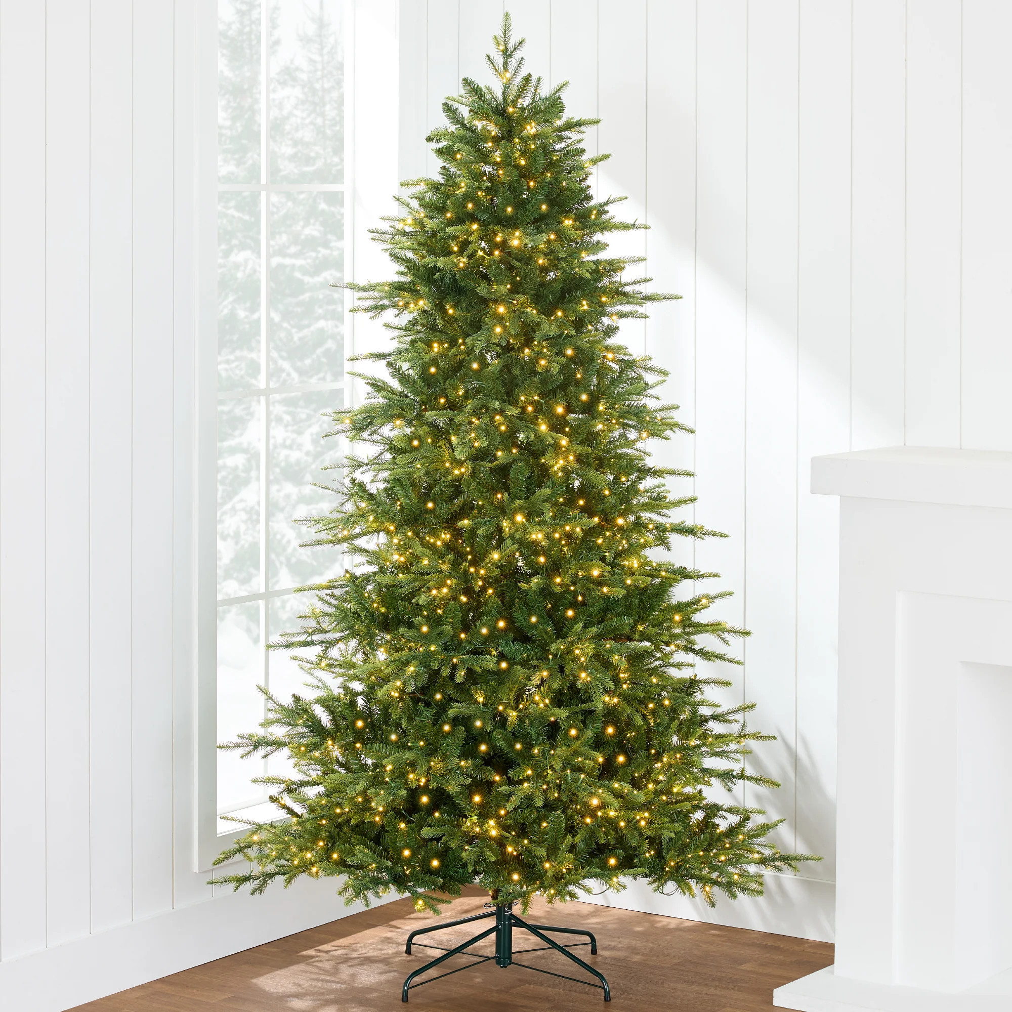 Best Choice Products Pre-Lit Artificial Full Aspen Noble Fir Christmas Tree w/ 2-in-1 Twinkling Micro LED Lights | Shop Simon