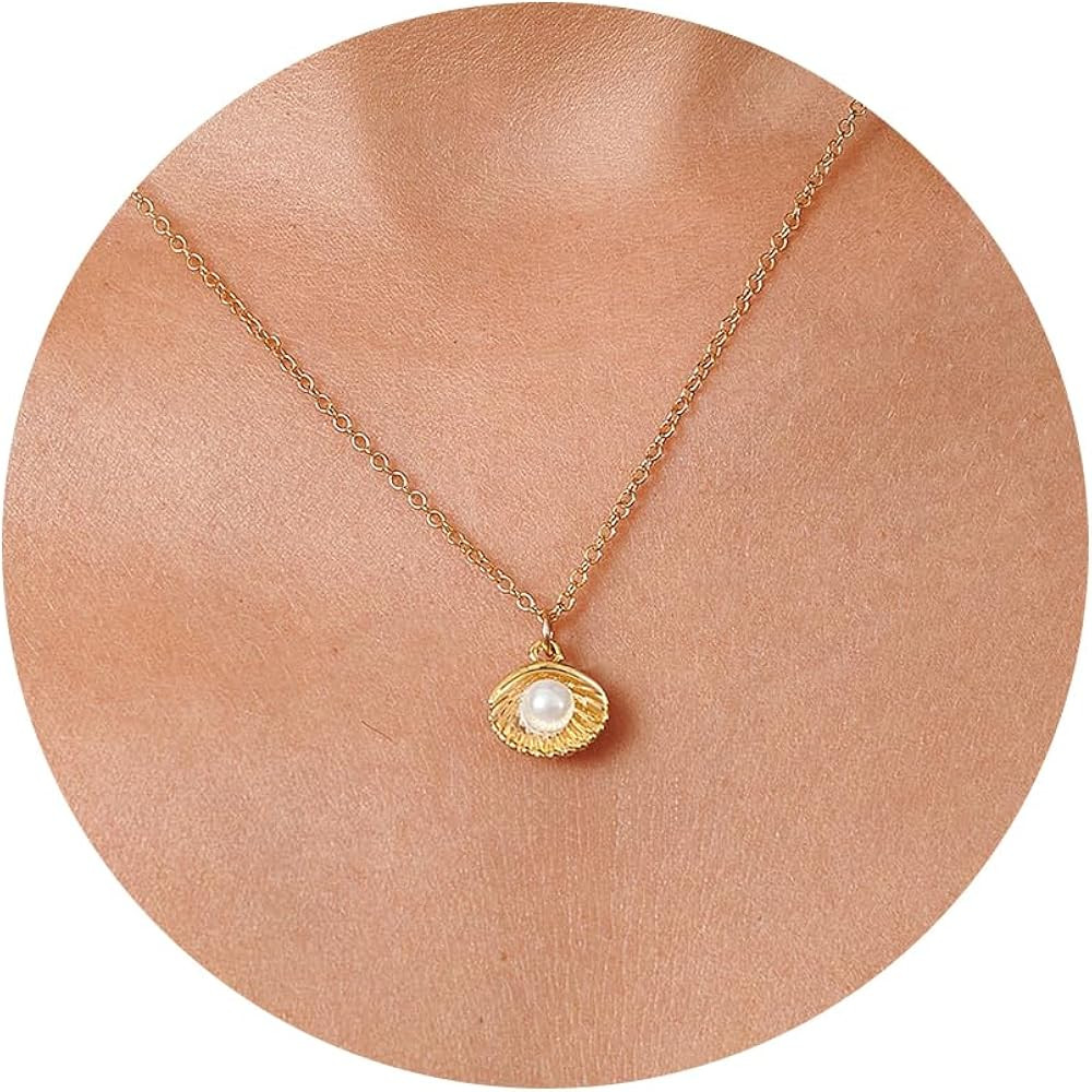 Gold Necklace for Women-14K Gold/Silver Plated Bee,Dragon,Horse,Teddy Bear,Elephant,Butterfly, Hu... | Amazon (US)