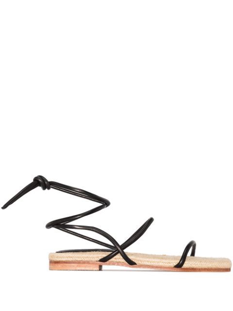 Leo tie-fastening sandals | Farfetch (UK)