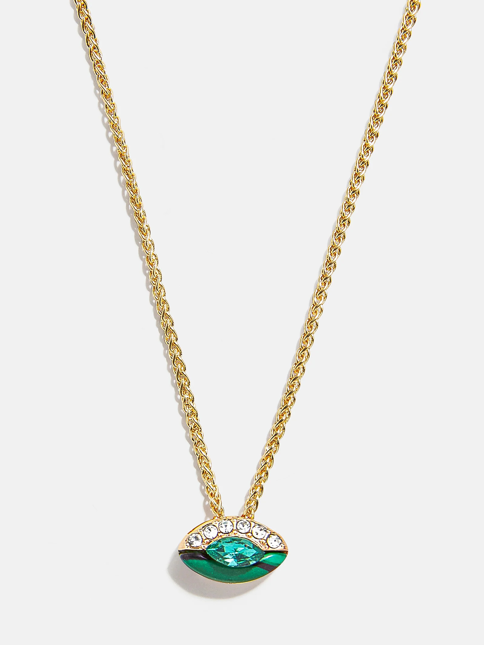 Clove Semi-Precious Birthstone Necklace - Emerald | BaubleBar