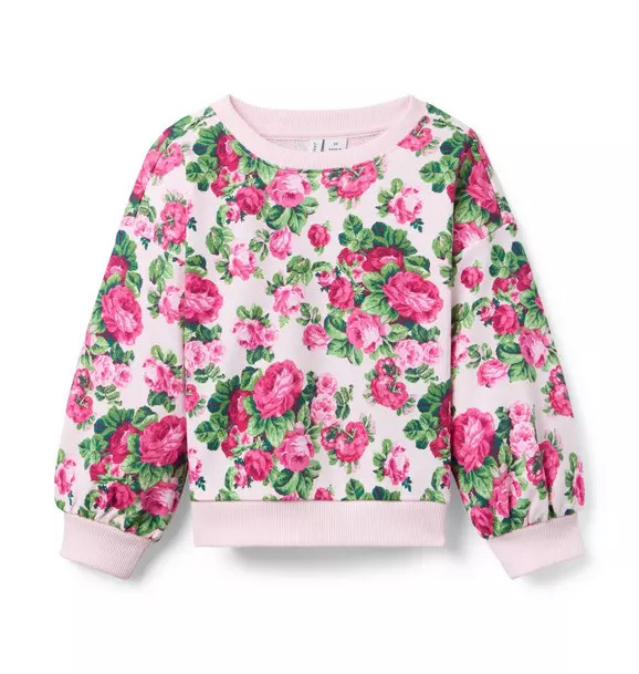 Floral French Terry Sweatshirt | Janie and Jack