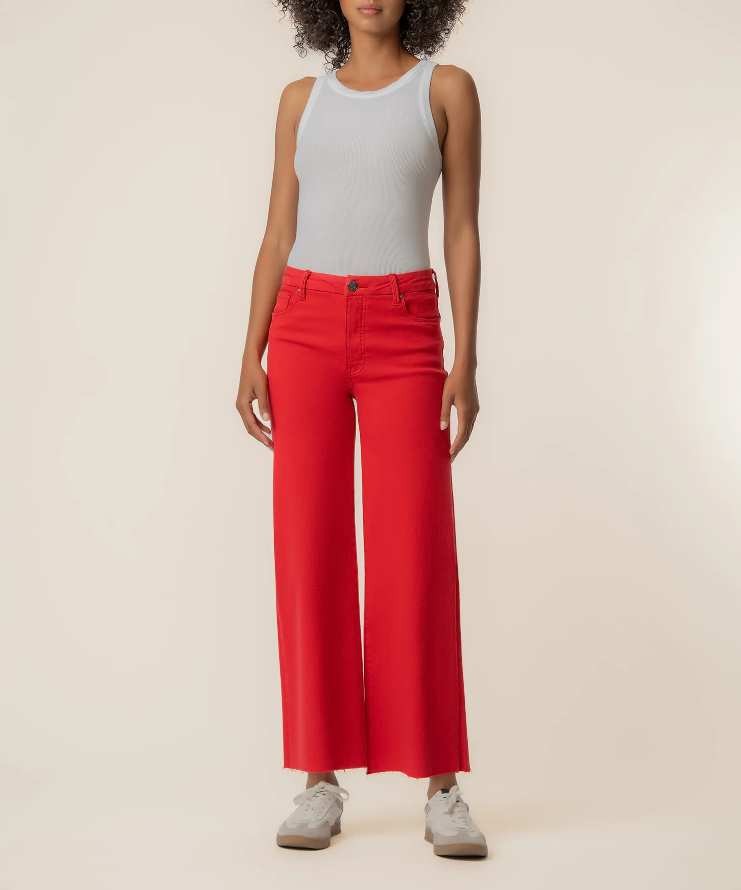 Meg High Rise Wide Leg in Tomato - Kut from the Kloth | Kut From Kloth