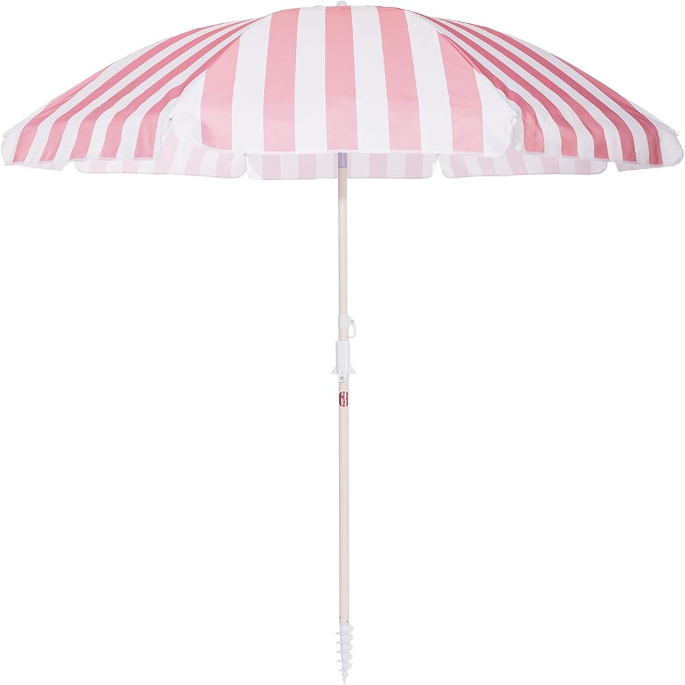 Business & Pleasure Co. Margaritaville Manana Umbrella - 6.5' Beach Umbrella Sand Anchor, 7' Tall... | Amazon (US)