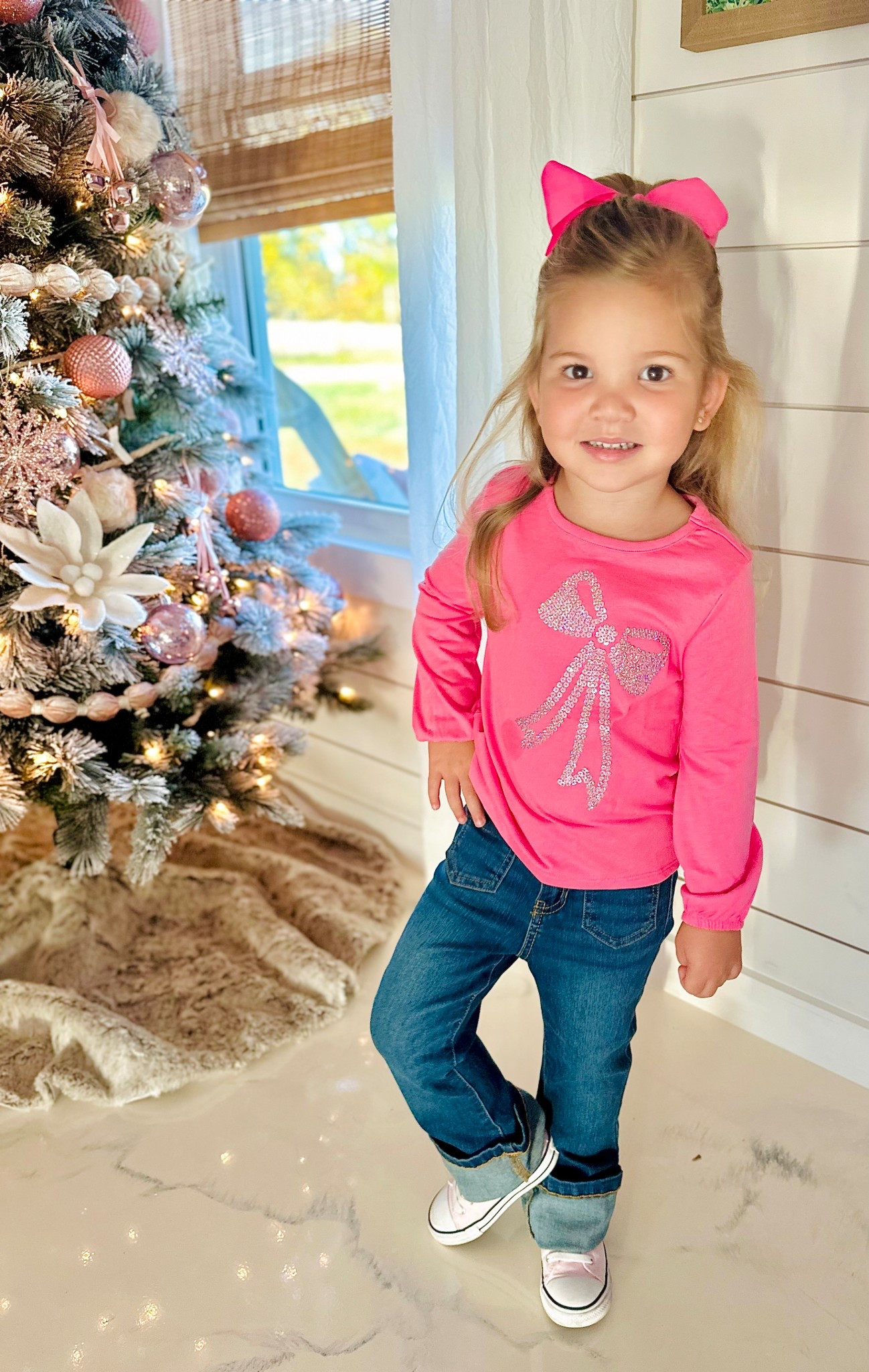 Taytum’s #OOTD is brought to you by #walmart the cutest #pinkbow top paired with pink #converse can you tell what her favorite color is? #pink #oktd #kidsfashion #kidstyle #toddlerfashion #toddlergirl #girlmom #taytumscloset

#LTKKids #LTKShoeCrush #LTKStyleTip