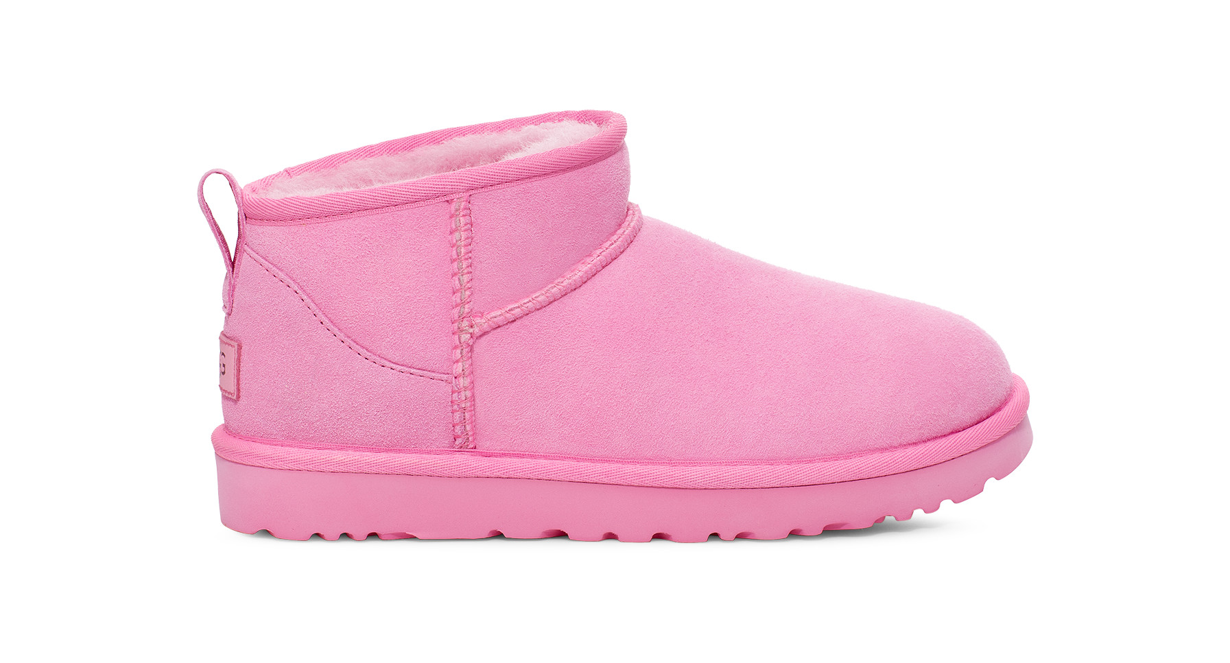 UGG Women's Classic Ultra Mini Sheepskin Classic Boots in Pink Blossom, Size 7 | UGG (US)