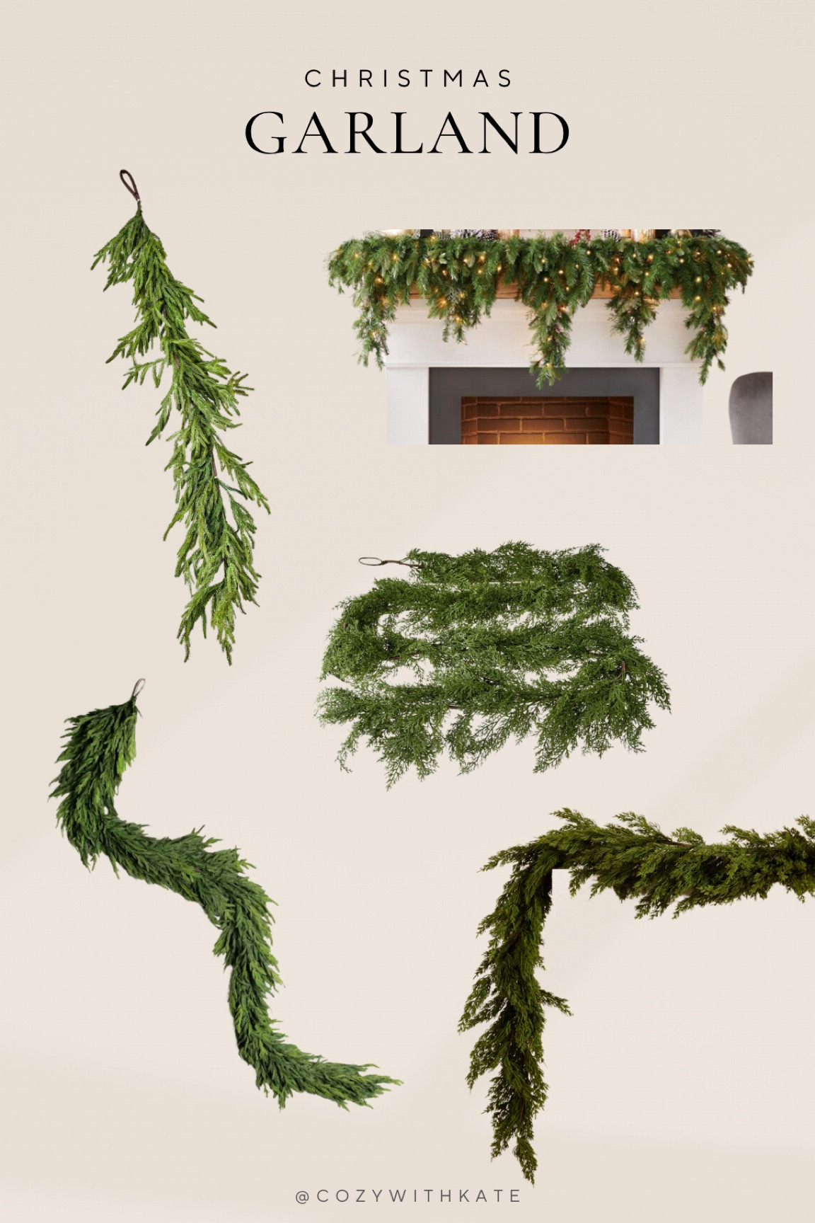 Some of my favorite Christmas garlands at different price points! 

⭐️ Use code: cozywithkate to save 20% at Afloral 

Afloral | my Texas house | cascading garland | McGee & co holiday | 

#LTKSeasonal #LTKHoliday #LTKHome