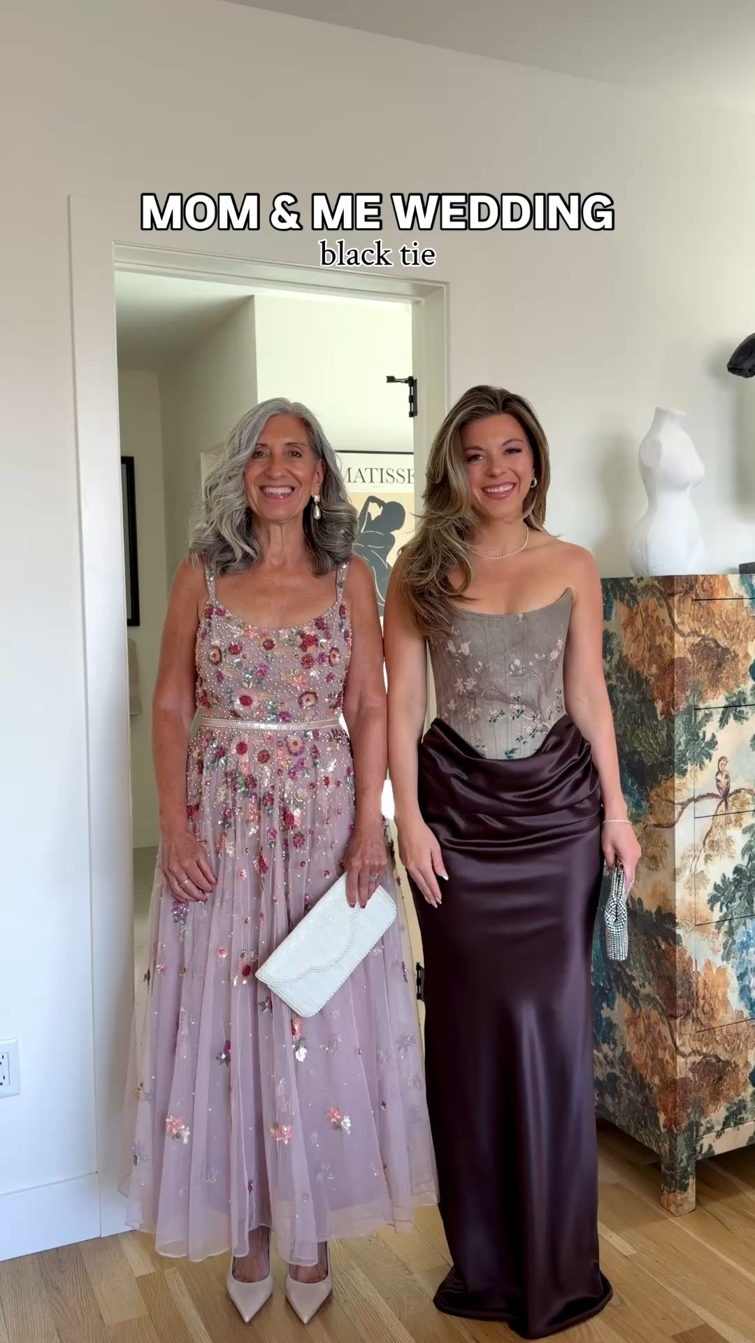 Mom and me wedding guest and formal event dresses  

Mac Duggal: Emerson10
Dress the Population: Emerson15
Revolve: Tulip 

Wearing my usual smalls/2 
Mom wears a medium/6 in most- sized down one size in the Mac Duggal strapless blue floral & pink sequin and thestapless kay unger

Wedding guest
Formal event
Black tie
Floral
Metallic
Pleated
Mother of the bride
Special occasion 


#LTKSeasonal #LTKWedding #LTKootd