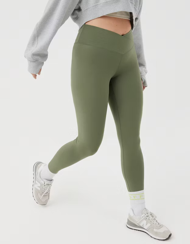OFFLINE By Aerie Real Me High Waisted Crossover Legging | Aerie