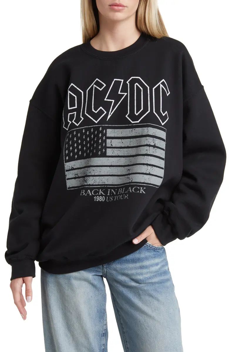 AC/DC Cotton Graphic Sweatshirt | Nordstrom