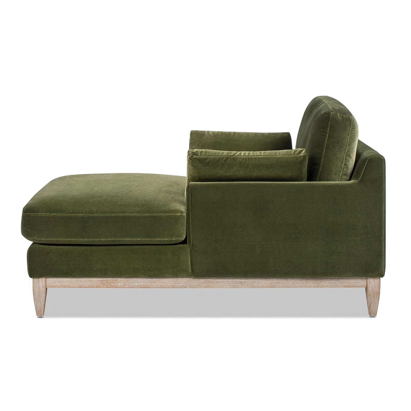 Jennifer Taylor Home Pasadena Modern Farmhouse Chaise Lounge Chair, Olive Green | Amazon (US)