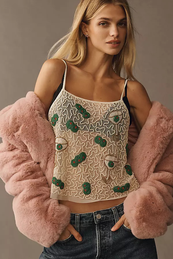 By Anthropologie Beaded Icon Cami | Anthropologie (US)