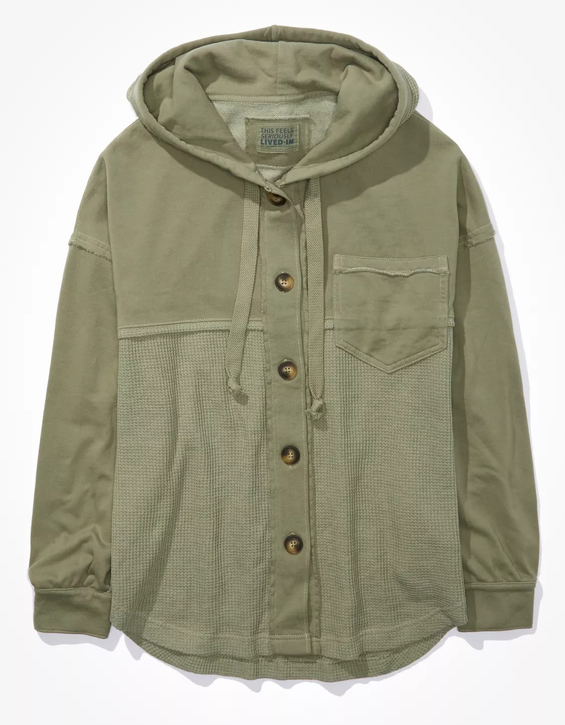 AE Big Hug Hooded Shacket | American Eagle Outfitters (US & CA)
