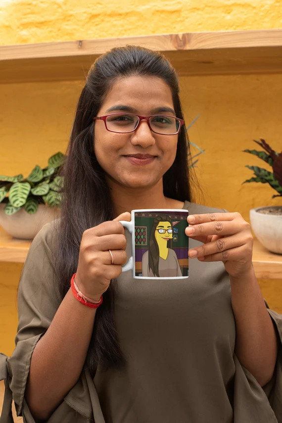 Simpsons Mug, Simpsonize Me Mug, Become a Simpsons on Mug, Yellow Cartoon, Custom Mug, Personaliz... | Etsy (US)