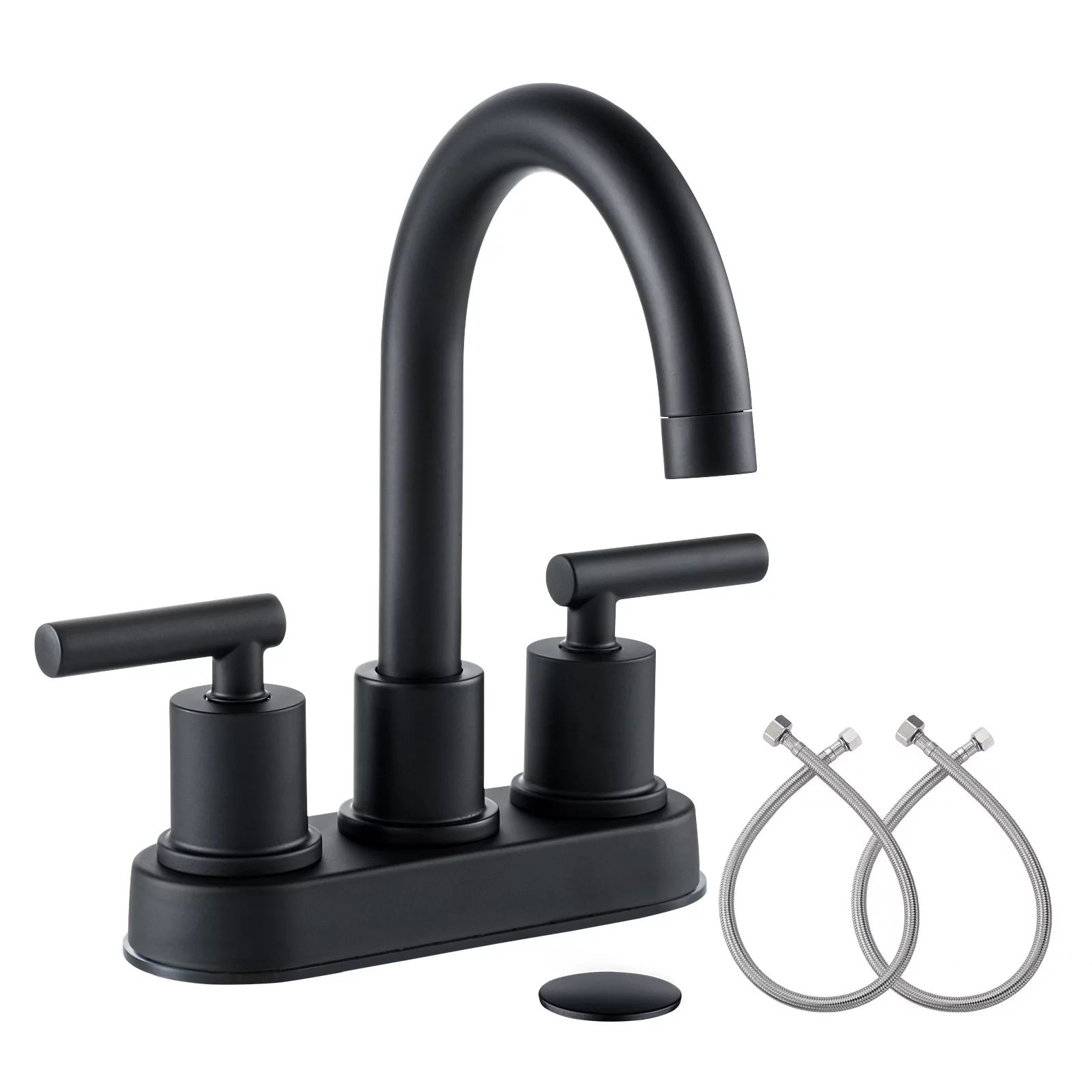 VXV Bathroom Faucet 4 Inch 2 Handle Centerset Utility Lavatory Vanity Faucet Modern 360 Rotating ... | Walmart (US)