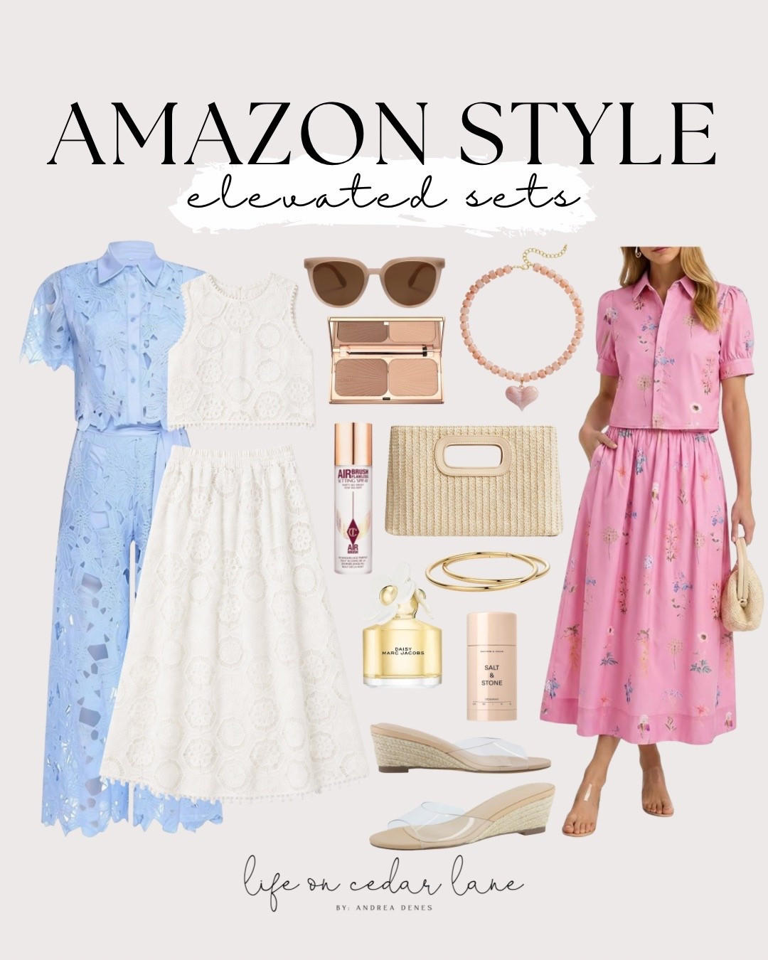 Amazon elevated sets for a chic vibe! Perfect for a sunny day out. #amazonstyle #vacationoutfit

#LTKSaleAlert #LTKMothersDay #LTKOver40