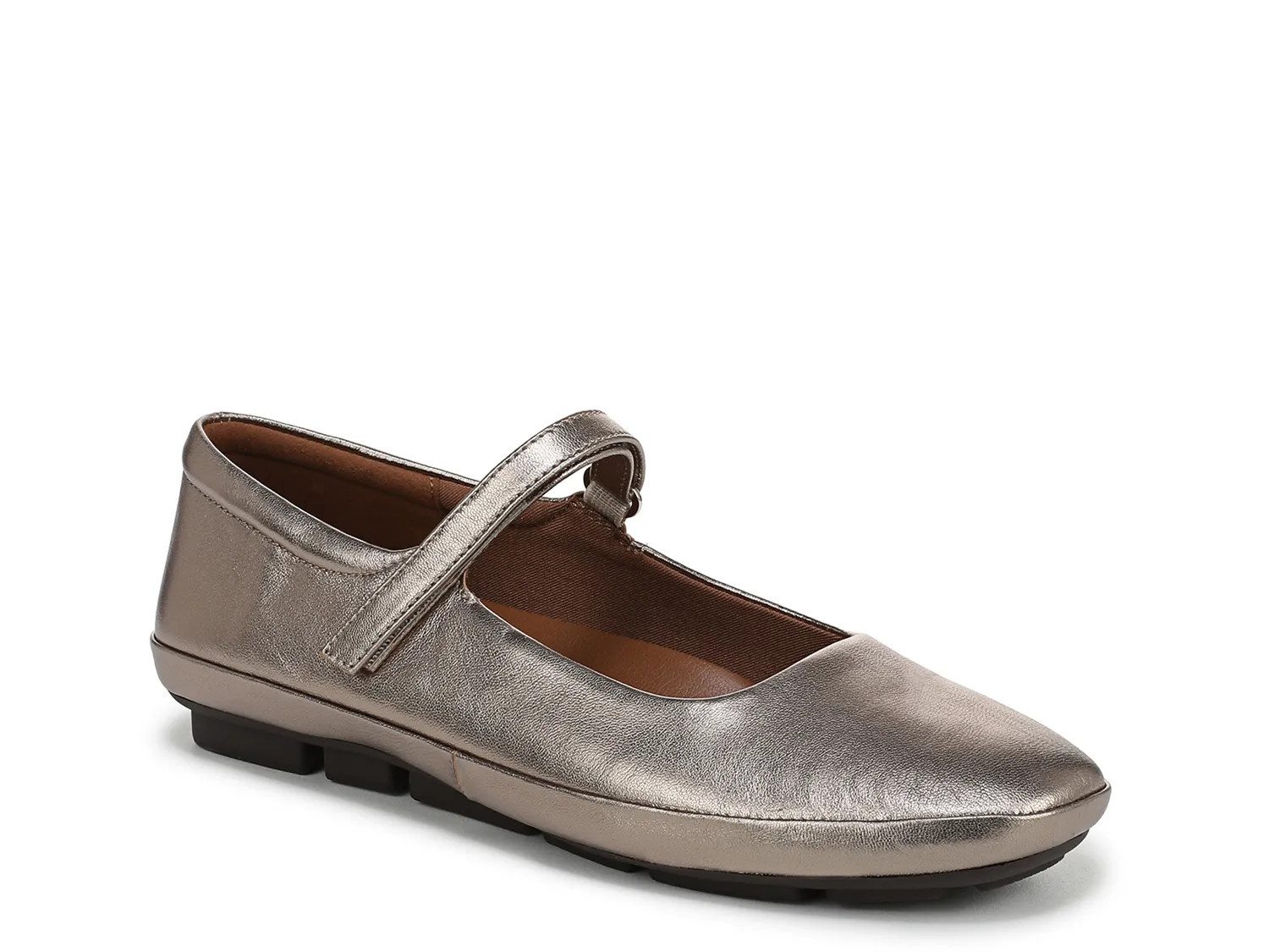 Naturalizer Behold Mary Jane Flat | Women's | Gunmetal Pewter | Size 12 | Flats | Mary Jane | DSW