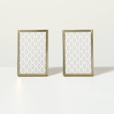 2ct Mini Polaroid Frame Set Antique Brass Finish - Hearth & Hand™ with Magnolia | Target