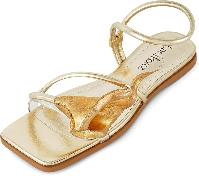 LACIKOSZ Flower Kitten Heel Sandals for Women Calla Lily Green Heels Square Open Toe Floral Strap... | Amazon (US)