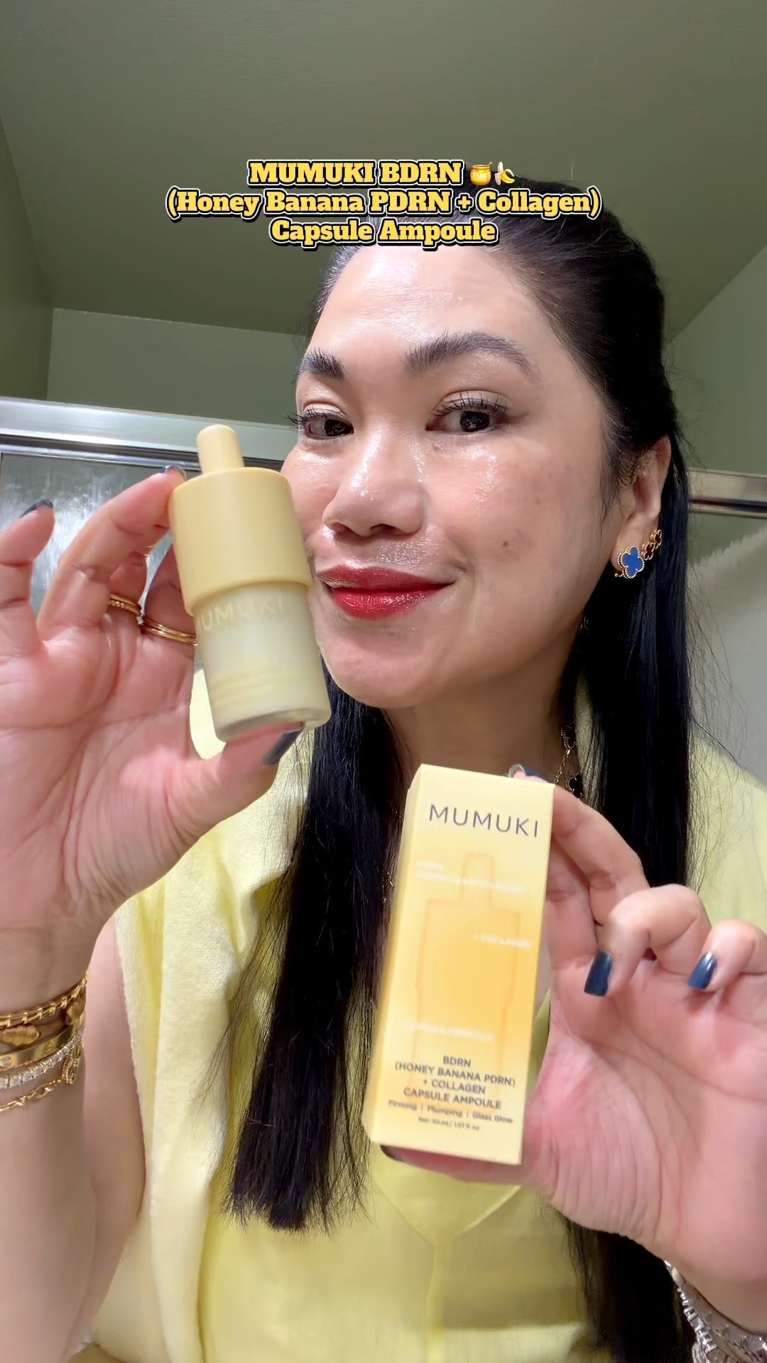 Glow starts here ✨
MUMUKI BDRN Honey Banana PDRN + Collagen Capsule Ampoule helps visibly firm, plump, and smooth tired skin for that dewy glass glow. 🍯🍌 

MUMUKI BDRN 🍌
(Honey Banana PDRN + Collagen)
Capsule Ampoule 

#Ad Thanks @MUMUKI Global @무무키 

#MUMUKI #CollagenAmpoule #GlassSkin #madammmstyleicon #BDRN #PDRN #GlassGlow #KBeauty #KoreanSkincare #SkincareRoutine #GlowSkin #PlumpingSerum #FirmingSkincare #HydratingSerum #DewySkin #SkinBarrier #SkincareTikTok #BeautyTok #GlowUp #HoneyBanana #CapsuleAmpoule #SkincareEssentials #RadiantSkin #AntiAgingSkincare #ViralSkincare #TikTokMadeMeBuyIt

#LTKgrwm #LTKBeauty #LTKselfcare