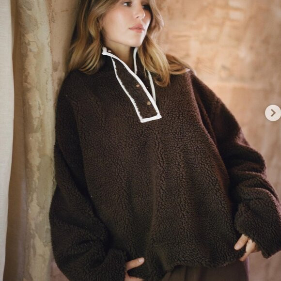 Parke Pullover Fleece Black | Poshmark