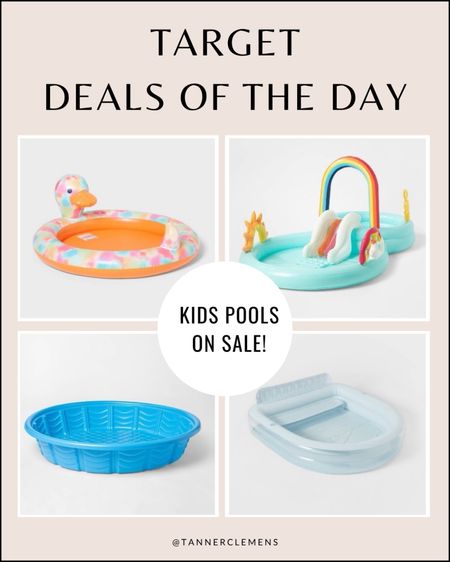 Deals of the day at target! Pools on sale for kids! Summer kids toys 

#LTKHome #LTKKids #LTKSaleAlert
