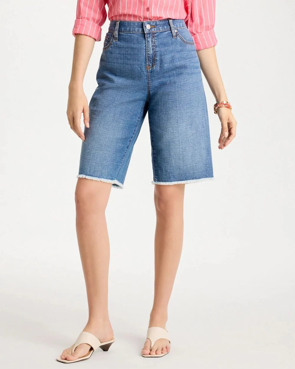 Boyfriend Frayed Jean Shorts | Chico's