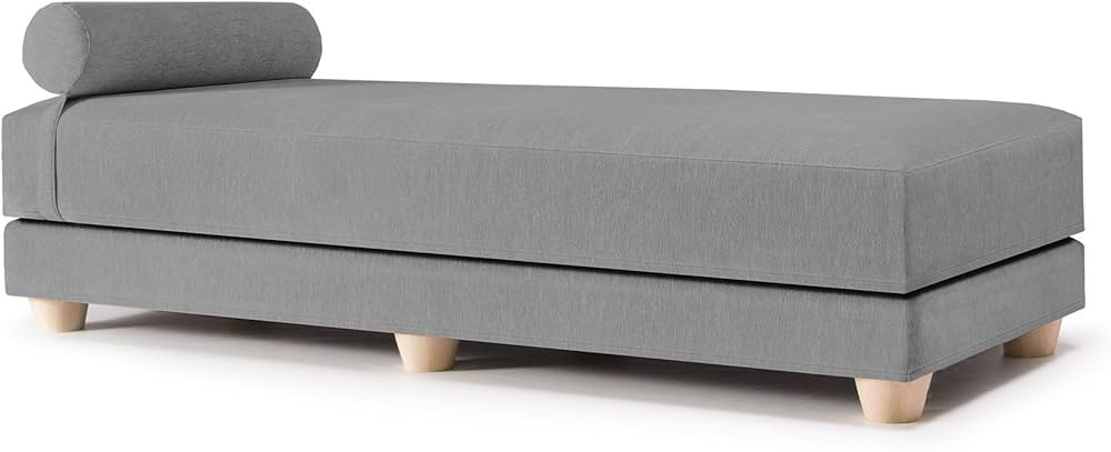 Jaxx Alon Daybed/Fold-Out Sleeper, Queen-Size Mattress - Premium Chenille, Grey, Model: | Amazon (US)
