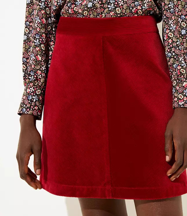 Corduroy Shift Skirt | LOFT