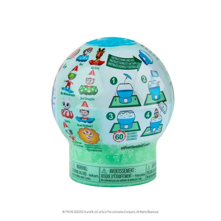 The Elf on the Shelf Secret SnoPrize Mystery Figure in blue Globe - Walmart.com | Walmart (US)