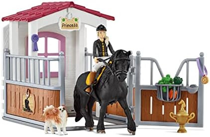 Schleich Horse Club, 15-Piece Playset, Horse Toys for Girls and Boys 5-12 years old, Horse Stall ... | Amazon (US)