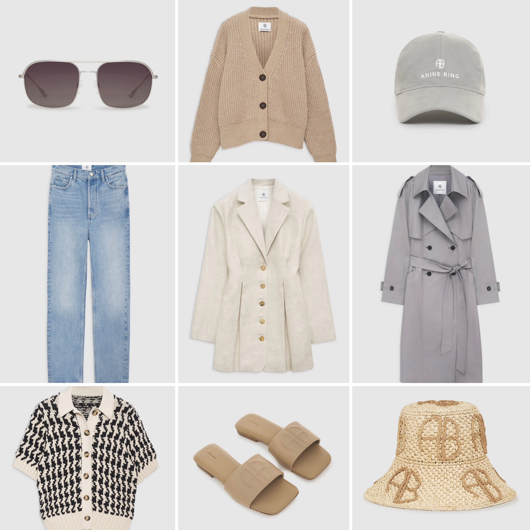 Anine Bing Spring 2023 Favorites!

Trench coat. Slides. Sun hat. Straw hat. Designer. Luxury. Spring finds. Cardigan. Baseball Cap. Dress. Jeans. Sunglasses. Bucket Hat.

#LTKSeasonal #LTKFind #LTKstyletip