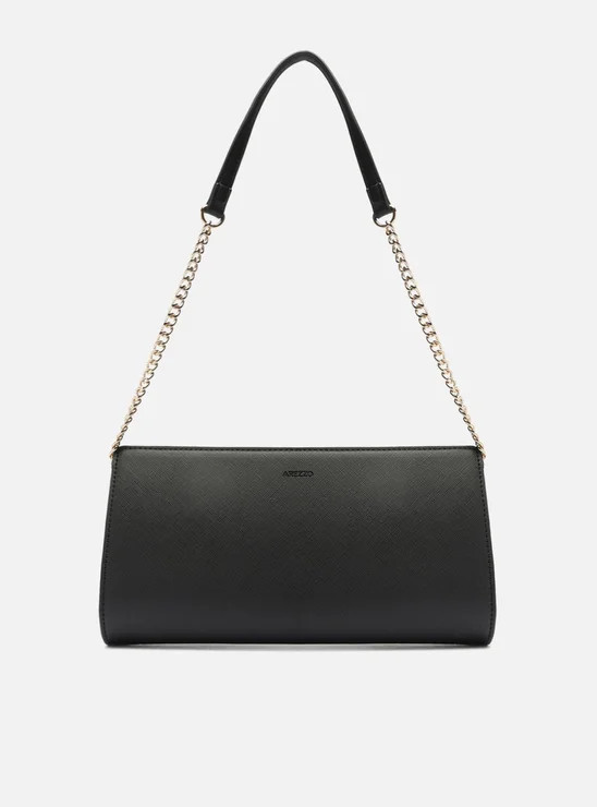 Bolsa Tiracolo Preta Arezzo Média Corrente | ZZ Mall (BR)